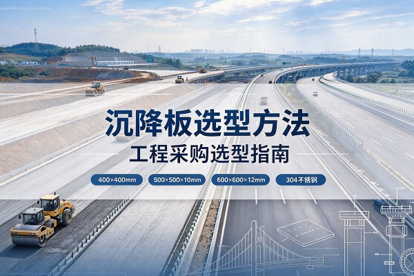 坊子沉降板选择方法