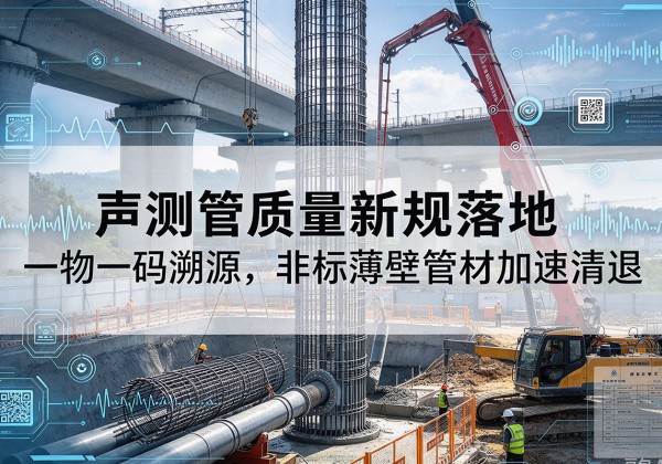 坊子声测管质量新规落地，一物一码溯源，非标薄壁管材加速清退