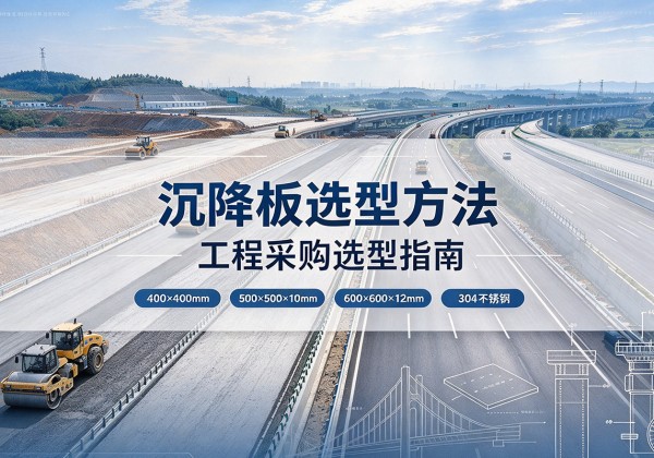 坊子沉降板选择方法